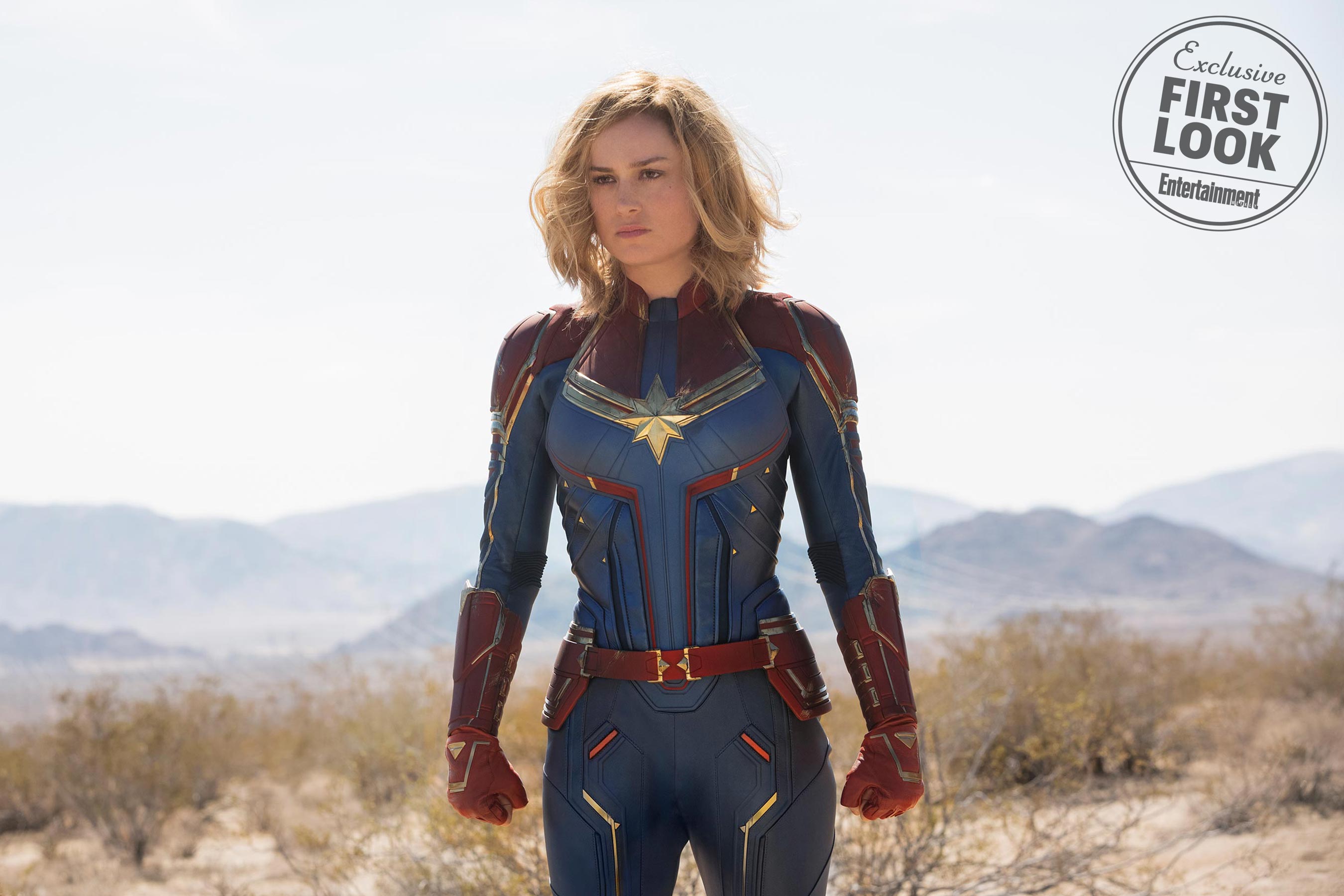 Brie Larson as Carol Danvers in Captain Marvel