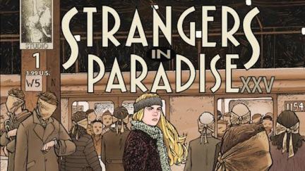 terry moore strangers in paradise xxv cover