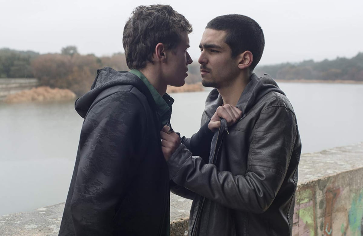 Arón Piper and Omar Ayuso in Élite (2018)