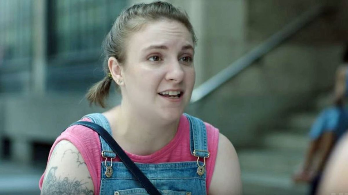 Lena Dunham in season six of HBO's Girls