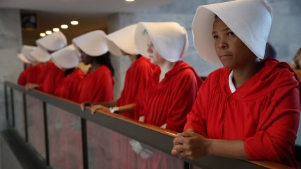 handmaids tale handmaid protestors kavanaugh confirmation hearing