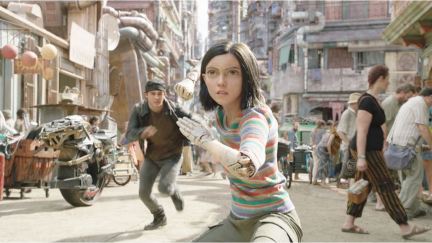 rosa salazar as girlbot alita.