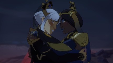 Two queens of Duren in The Dragon Prince.