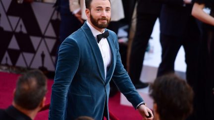 Chris Evans at the 2019 Oscars