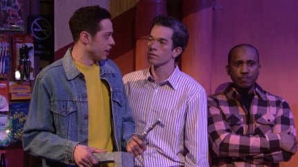 john mulaney as a bodega owner on snl