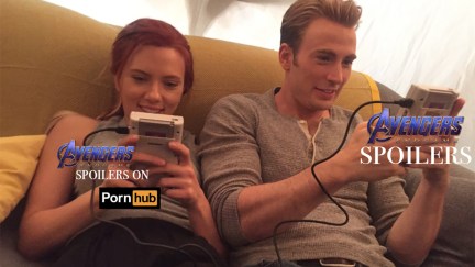 Chris Evans and Scarlett Johansson playing games