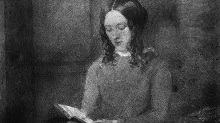 1851: English novelist and writer Charlotte Bronte (1816 - 1855). Her novel 'Vilette' is based on her experiences as a teacher in Brussels where she fell in love with a married man, Paul Heger. Watercolour by Paul Heger (Photo by Hulton Archive/Getty Images)