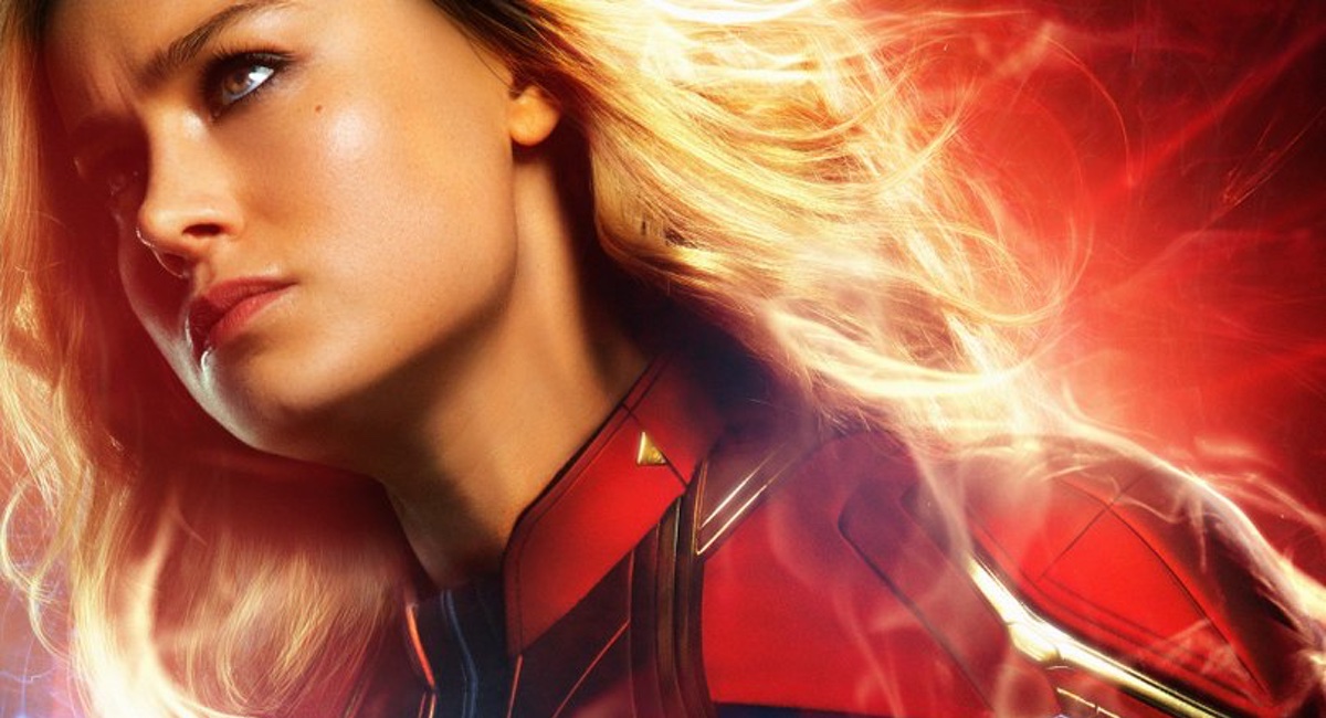 Captain Marvel takes to the skies in this poster for Captain Marvel.