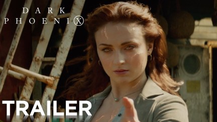 Sophie Turner as Jean Grey in the Dark Phoenix trailer.