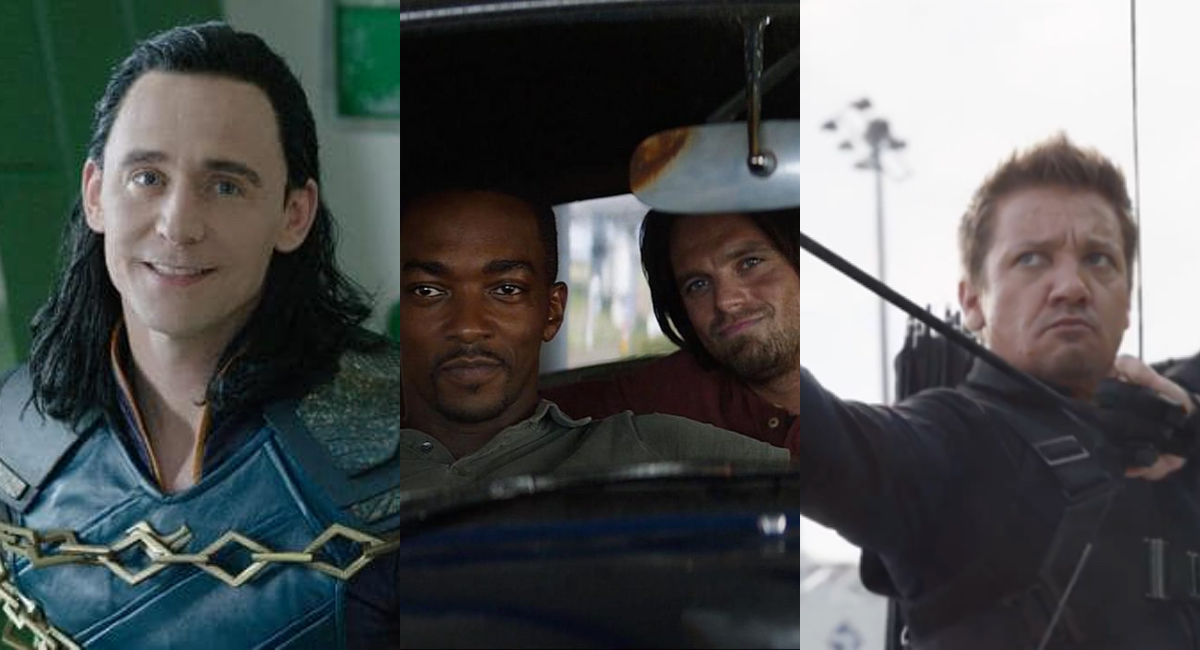 Loki, Sam Wilson, Bucky Barnes, and Hawkeye will get their own shows on Disney+.