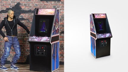 Atari Tempest arcade machine.