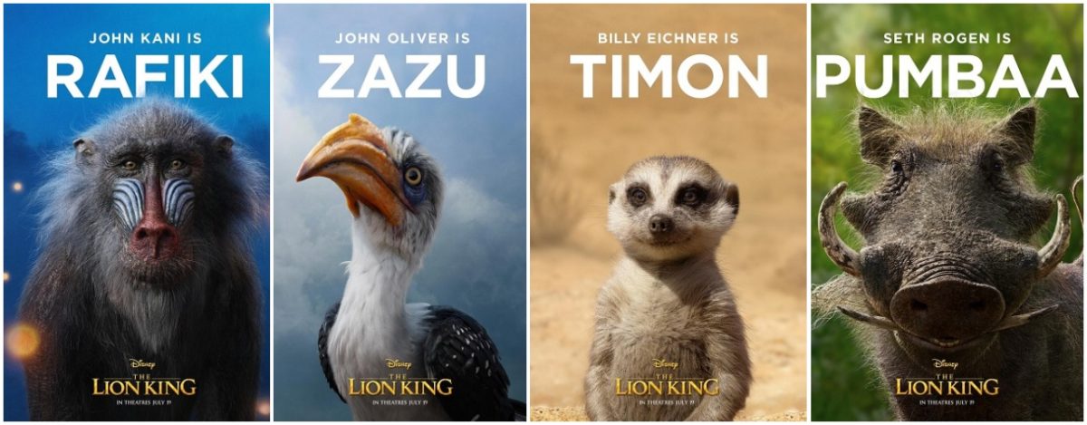 Lion King Character Posters Just Look Like Lions The Mary Sue