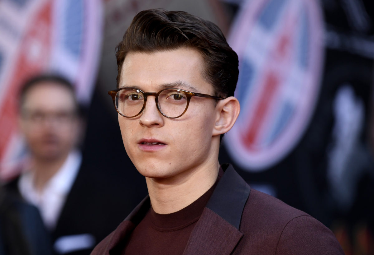 Tom Holland at the premiere of Spider-Man: Far From Home