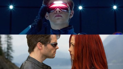 Scott Summers played by Tye Ready Player One, James Marsden and Bond Girl at Cyclops and Jean