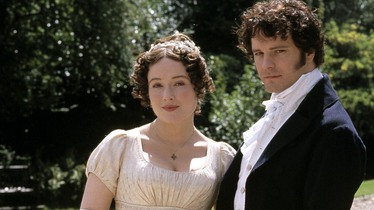 jennifer ehle and colin firth in BBC's Pride and Prejudice.