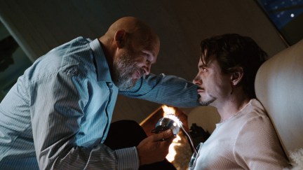 Tony Stark and Obadiah Stane in Iron Man