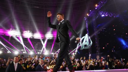 Robert Downey Jr. at the premiere of Avengers: Endgame