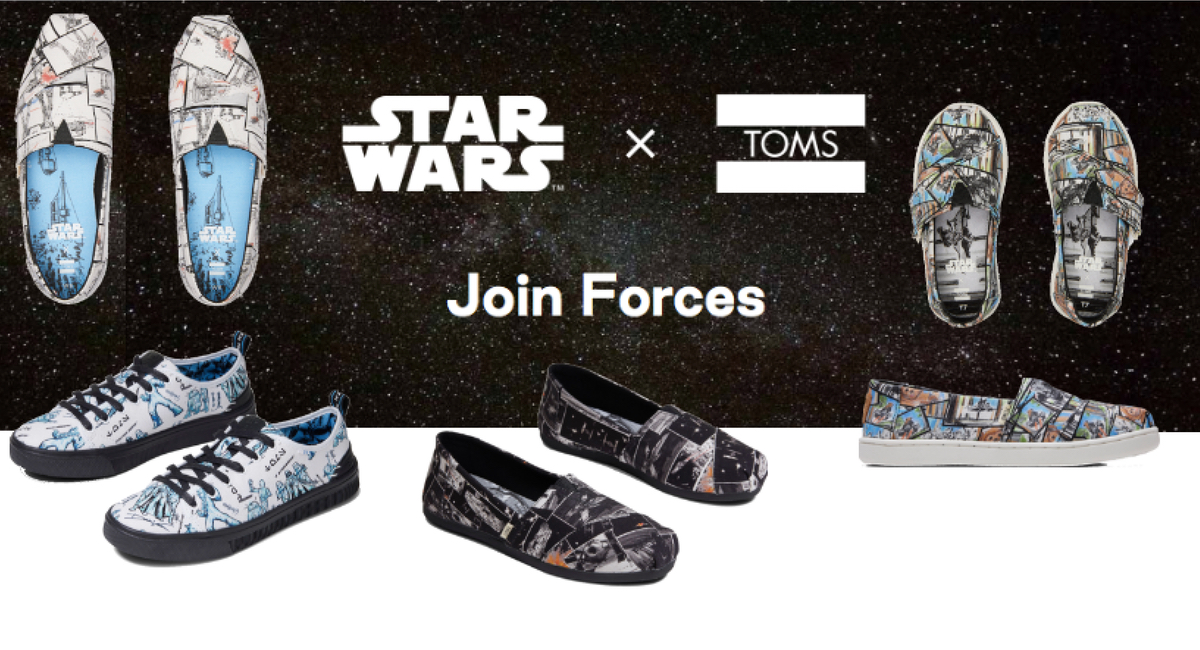 I Need Every Single Pair of These Star Wars-Inspired TOMS | The Mary Sue