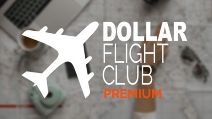 Dollar flight club logo art.