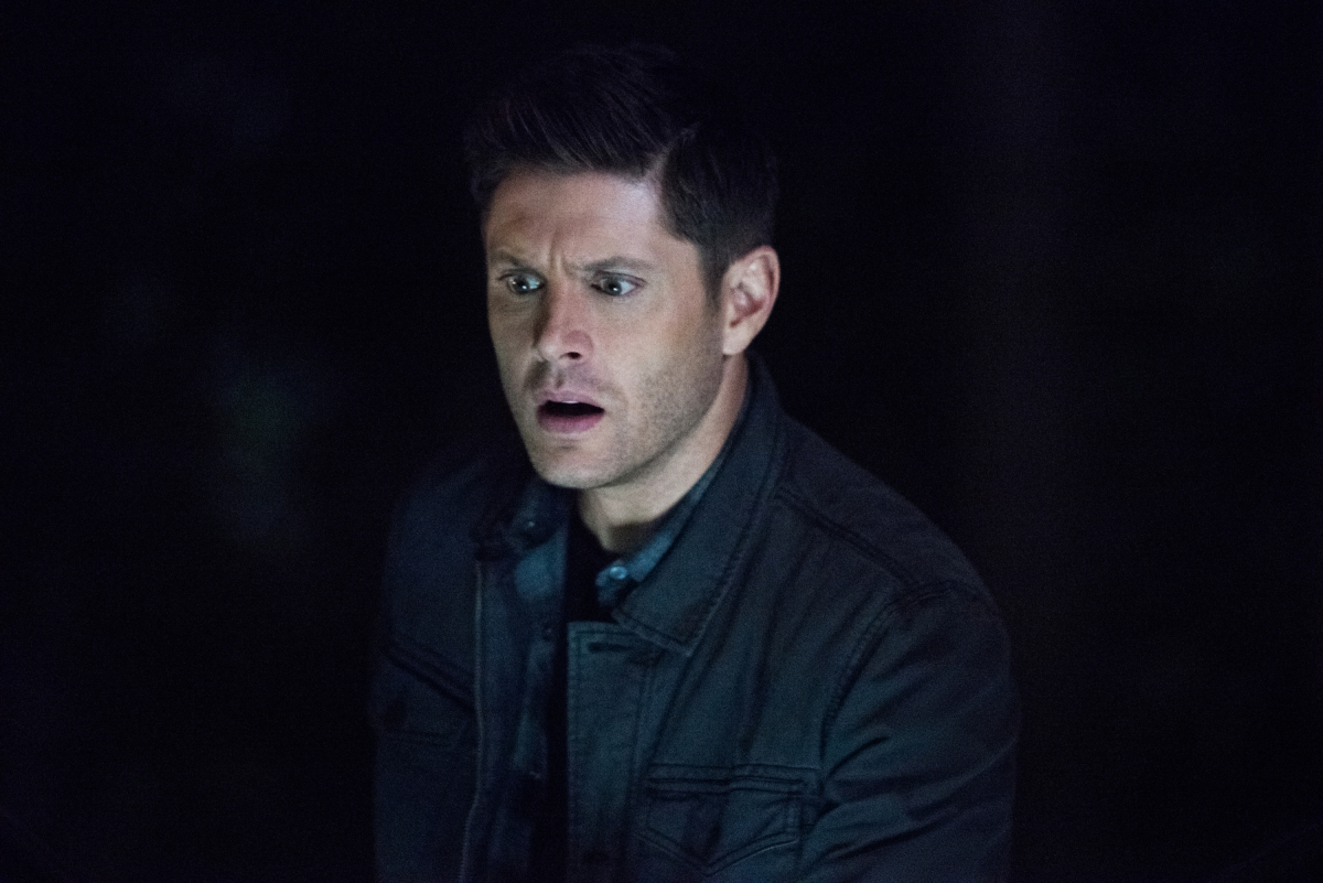 Dean Winchester looks worried