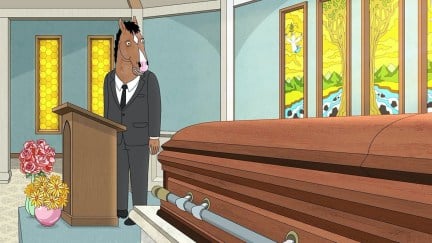 Will Arnett in BoJack Horseman (2014) at mother's funeral