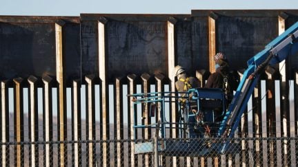 Border wall construction