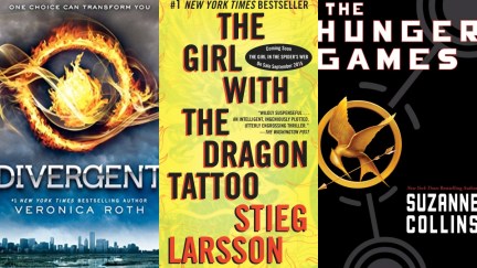 The Girl with the Dragon Tattoo; The Hunger Games; Divergent