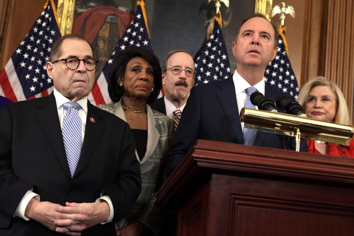 House Democrat Leaders announce articles of impeachment against Trump