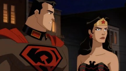 Jason Isaacs as Kal-El, Vanessa Marshall as Wonder Woman, Superman: Red Son