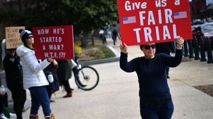 Progressive Democrats of America holds a rally to urge action to 