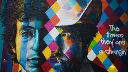 Artwork of Bob Dylan