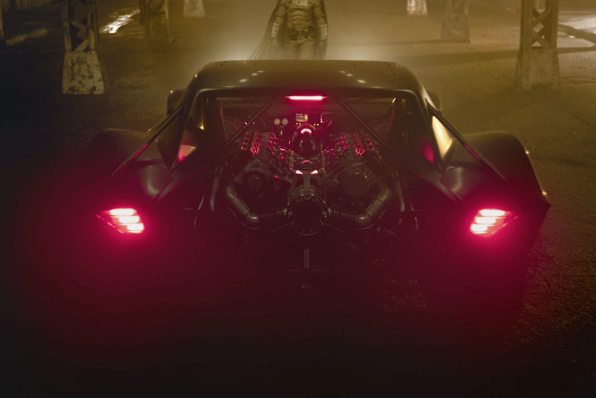 THe batmobile in The batman