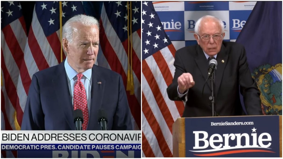 joe biden and bernie sanders