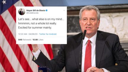 Mayor Bill de Blasio Twitter parody suspended