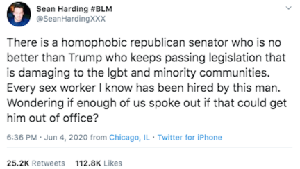 Homophobic republican senator Twitter Trend 