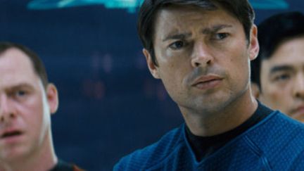 Karl Urban in Star trek