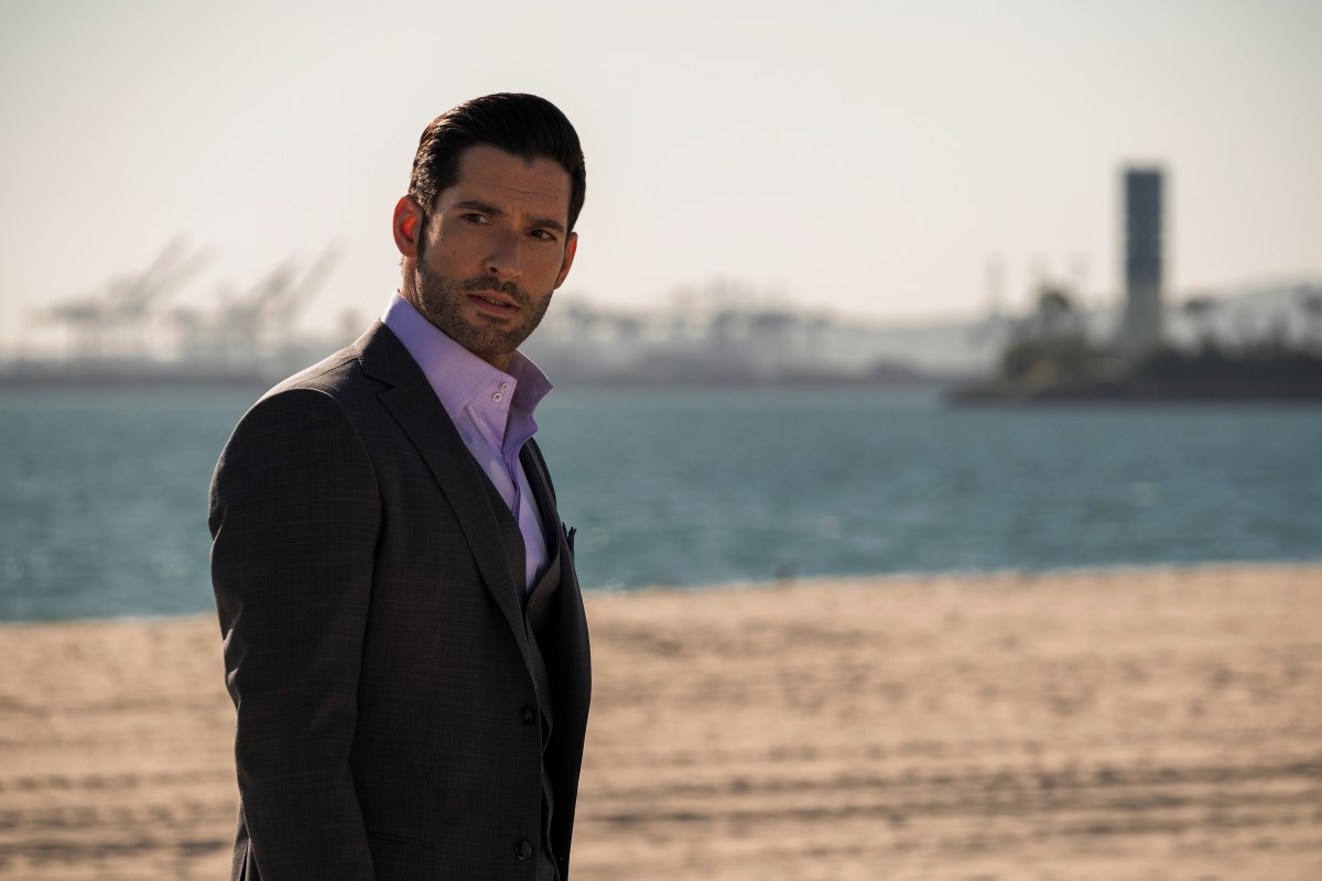 LUCIFER (L to R) TOM ELLIS as LUCIFER MORNINGSTAR in episode 105 of LUCIFER Cr. JOHN P. FLEENOR/NETFLIX © 2020