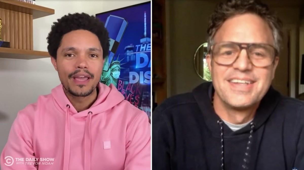 Trevor Noah and Mark Ruffalo