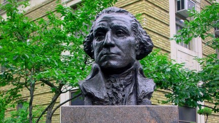 Bust of George Washington at the George Washington University