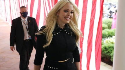 Tiffany Trump walks into a White House event.