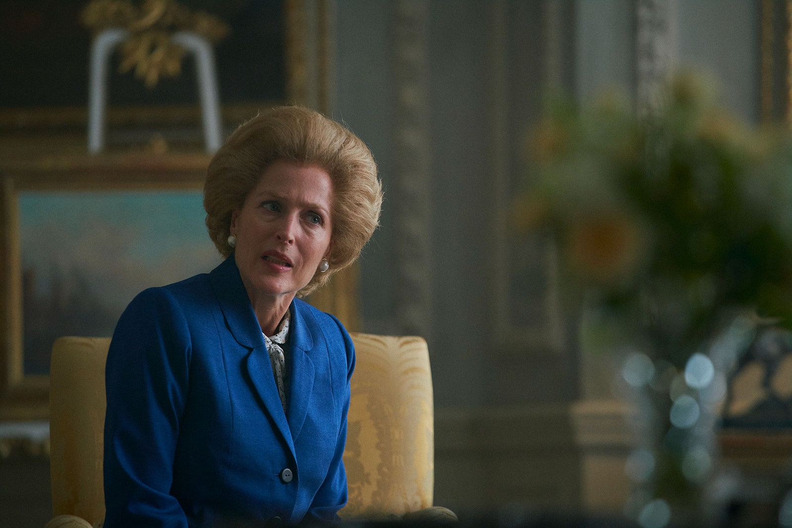 Gillian Anderson as Maragret Thatcher