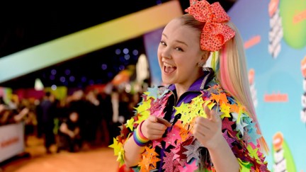 JoJo Siwa attends Nickelodeon's 2019 Kids' Choice Awards at Galen Center on March 23, 2019 in Los Angeles, California.