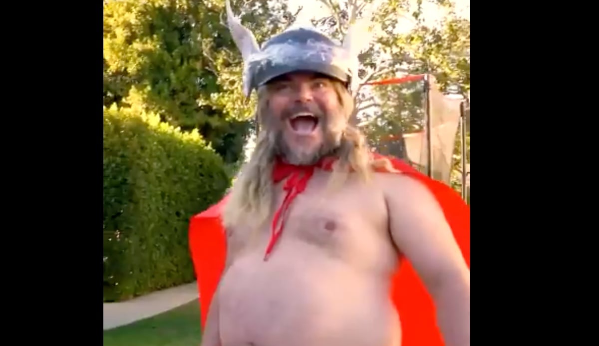 jack black slays as thor