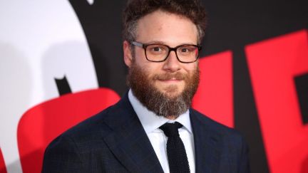 Seth Rogen attends premiere of Universal Pictures 