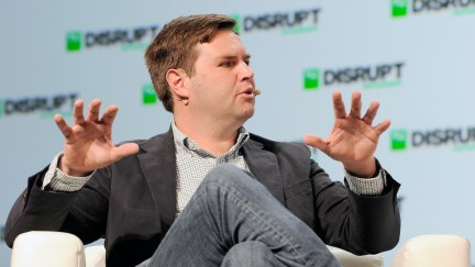 JD Vance speaks onstage during Day 2 of TechCrunch Disrupt SF