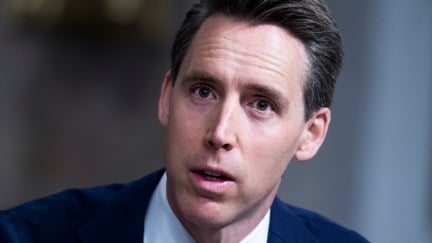 Josh Hawley looks perplexed.