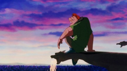 image if Quasimodo a top Notre Dame