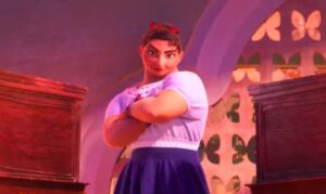 Luisa in Disney's Encanto trailer.