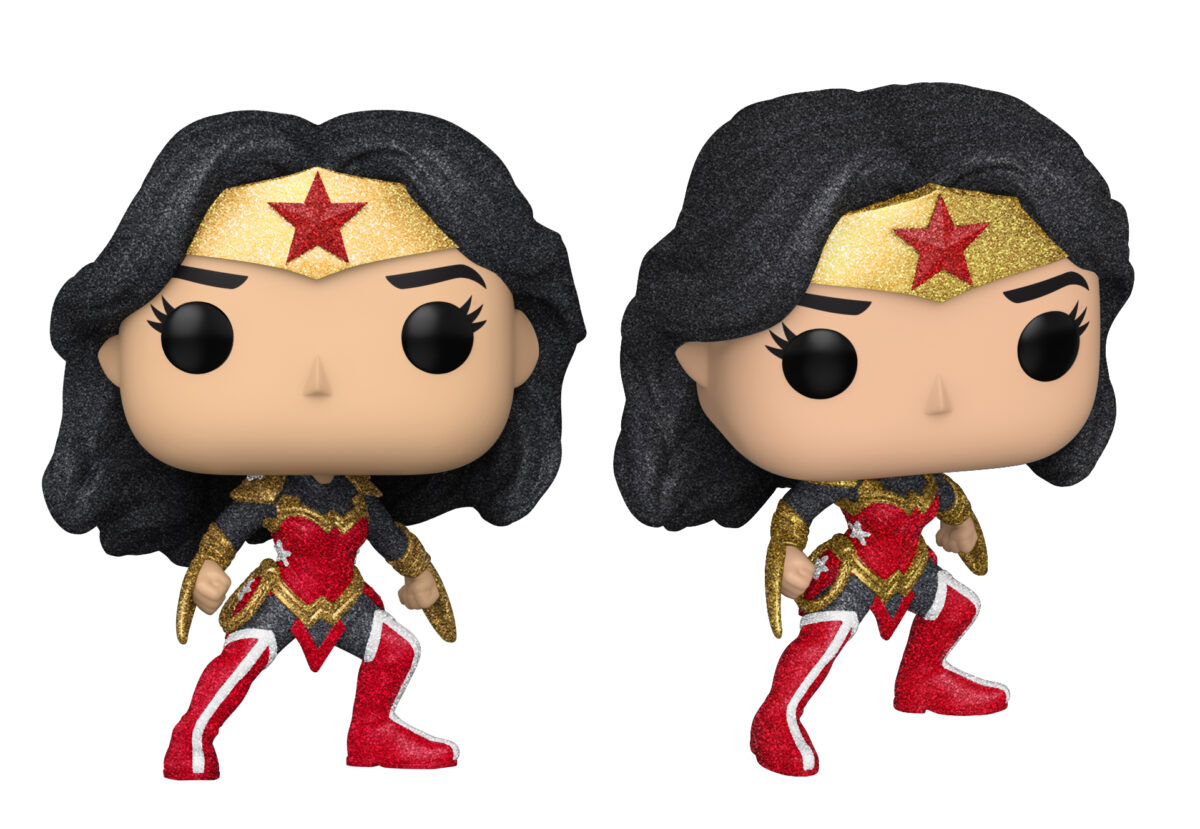 wonder woman diamond glitter funko pop