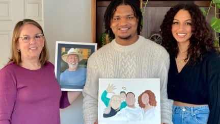 jamal hinton and wanda Dench spending yet another thanksgiving together celebrating her late husband